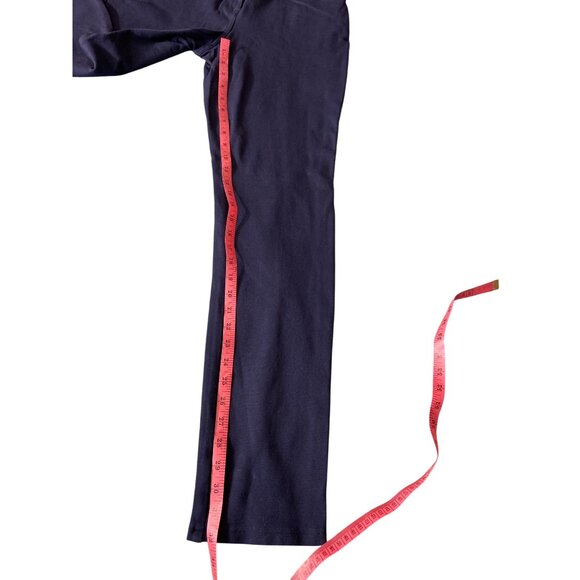 Chicos So Slimming Womens Pants Tall XS Navy Straight-Leg Zipper Pocket Normcore - Picture 7 of 8